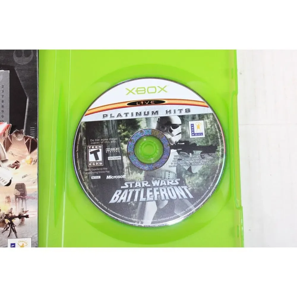 Star Wars: Battlefront (Microsoft Xbox, 2004) Authentic, Tested, Works